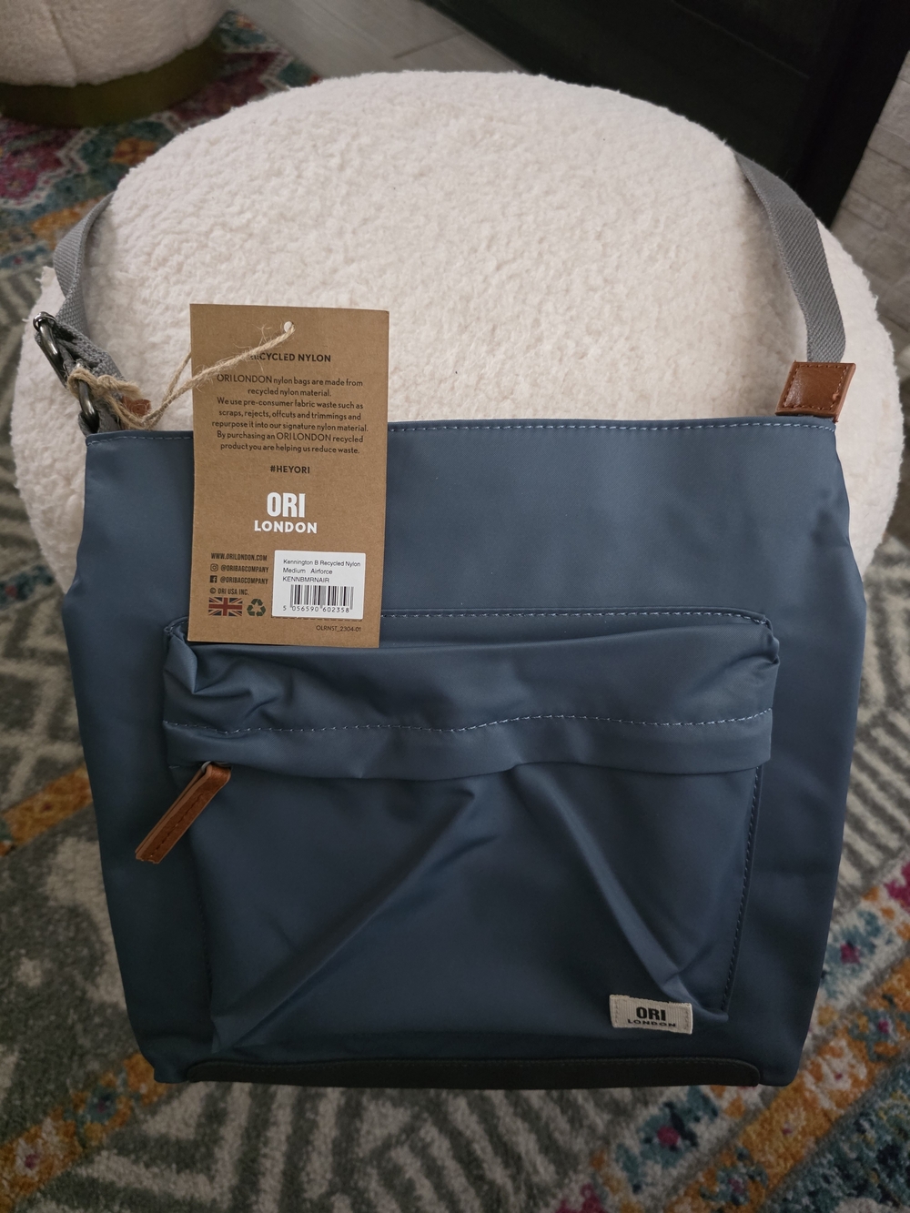 ORI London Kennington Crossbody Bag (Color: Airforce)